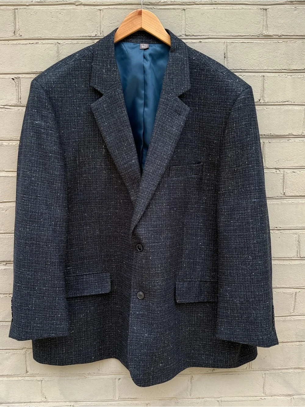 Oak Hill DXL Men's Sport Coat 52 REG Charcoal Grey Reda 1865 Italian Wool Blazer
